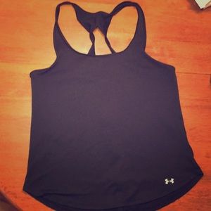 Work out tank by UA gently worn in black